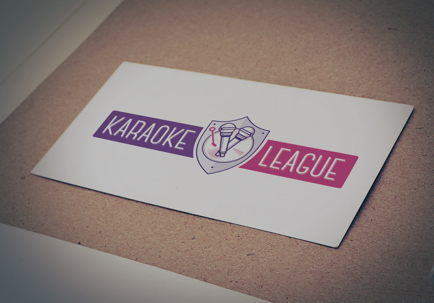 Logo Karaoké League - Création de logo par Emilie Le Béhérec Prima, Graphiste freelance depuis 2009