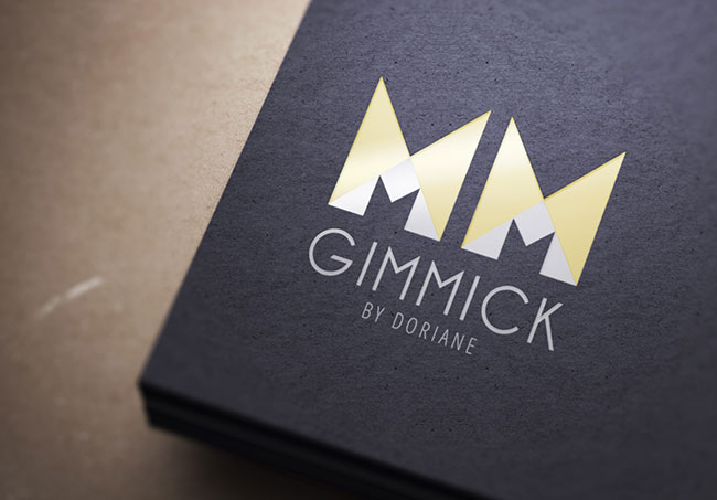 Logo Gimmick - Création de logo par Emilie Le Béhérec Prima (Graphiste freelance web et print)