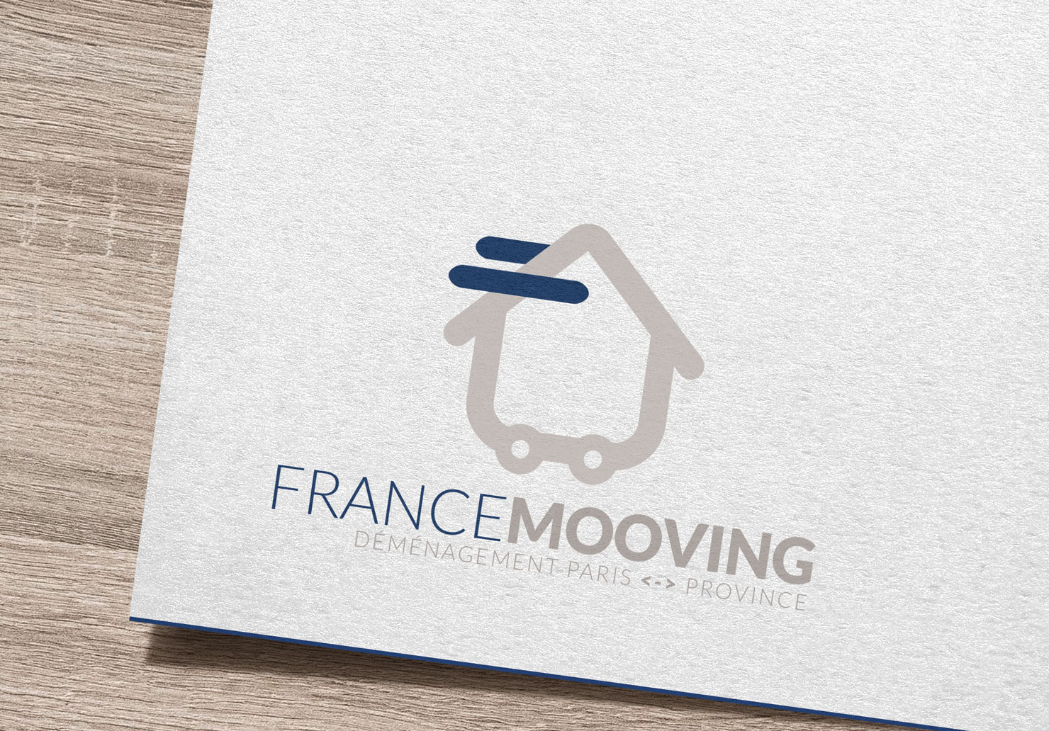 Logo France Moovine - Création de logo par Emilie Le Béhérec Prima (Graphiste freelance web et print)