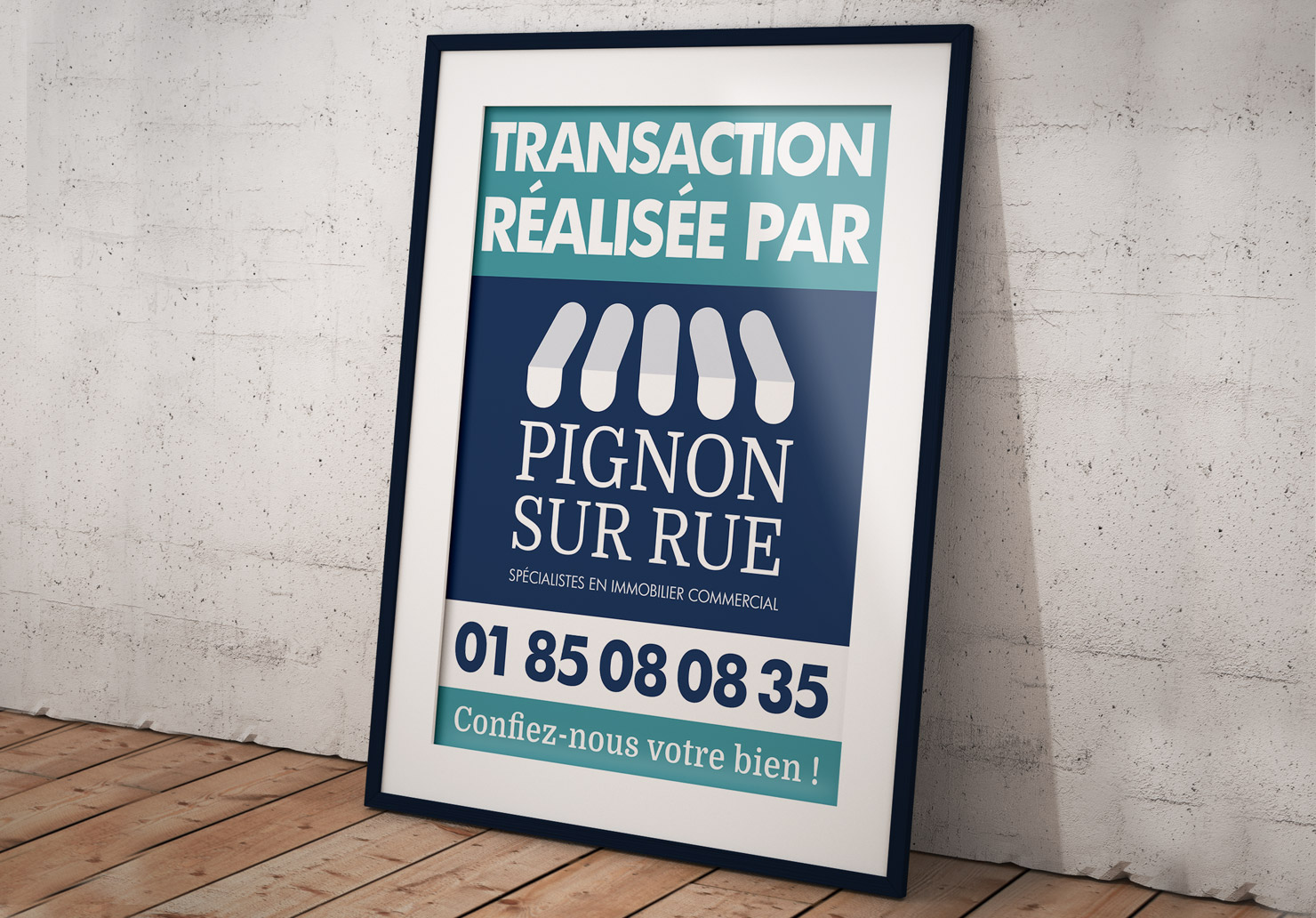 Panneau informatif Pignon sur Rue - Création de panneaux informatifs par Emilie Le Béhérec Prima, graphiste web et print