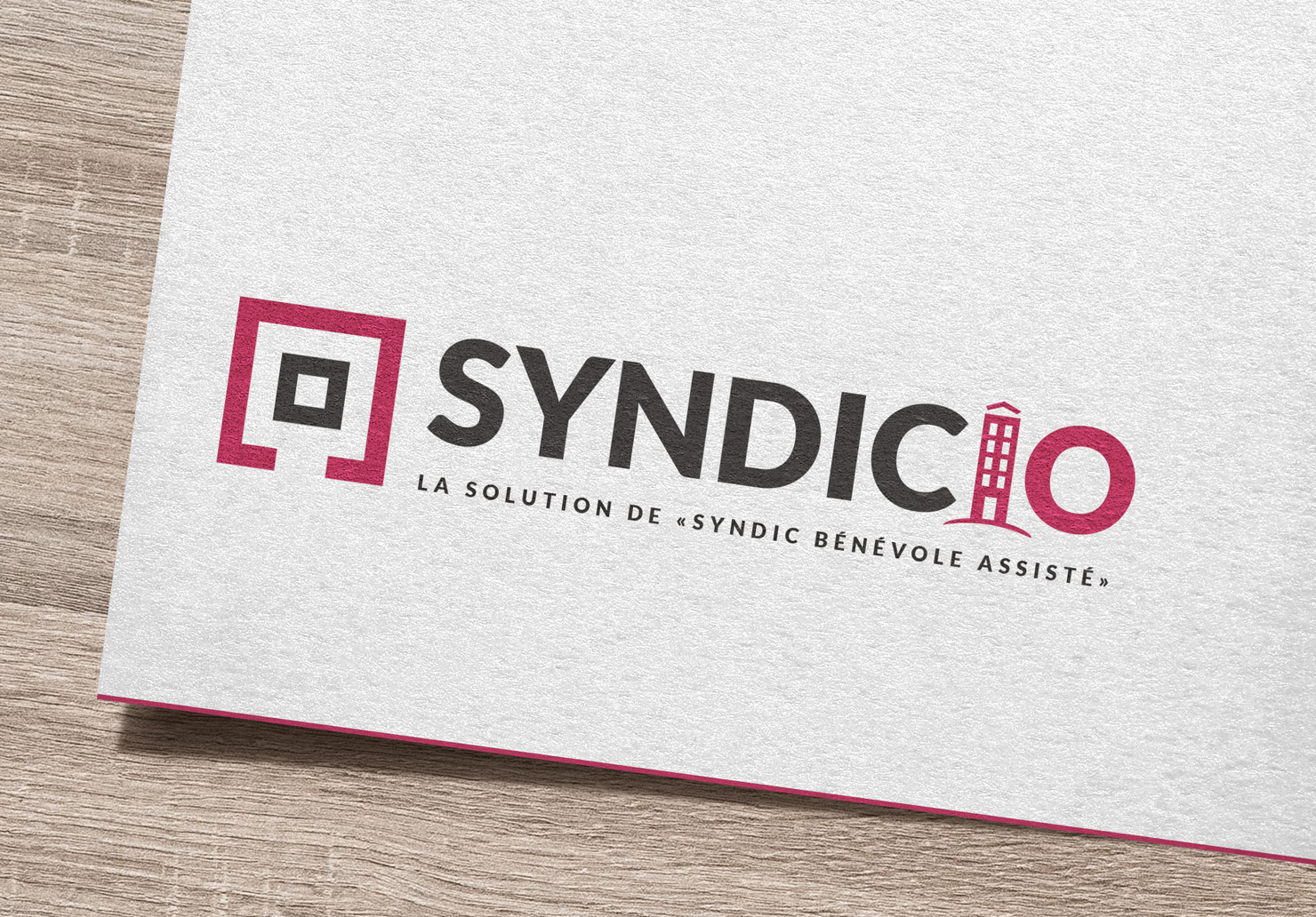 Logo Syndicio - Création de logos par Emilie Le Béhérec Prima, graphiste freelance web et print